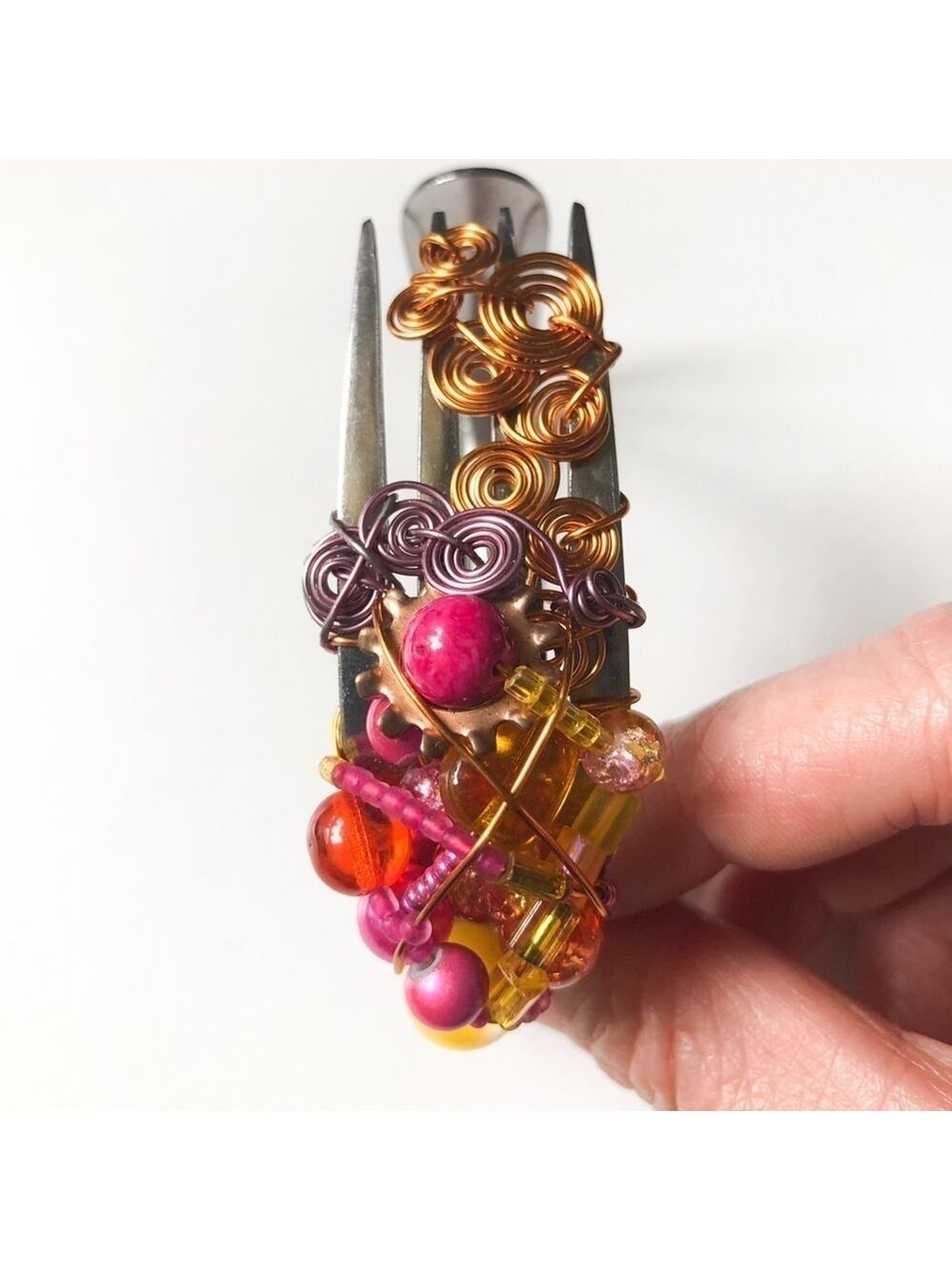Upcycled Fork Bracelet